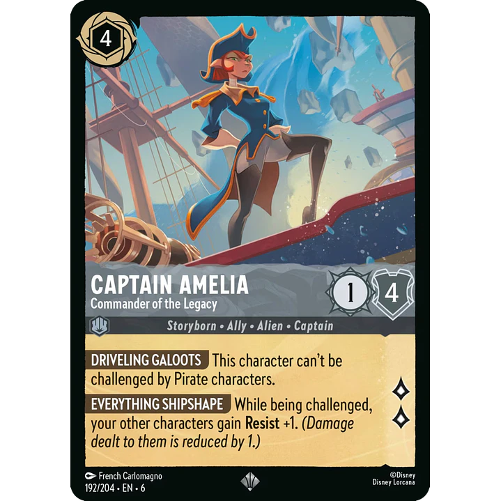 192/204 Captain Amelia - Commander of the Legacy 1