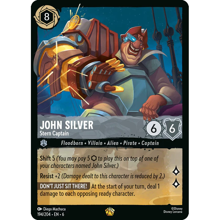 194/204 John Silver - Stern Captain 1