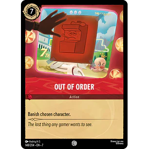 148/204 Out of Order