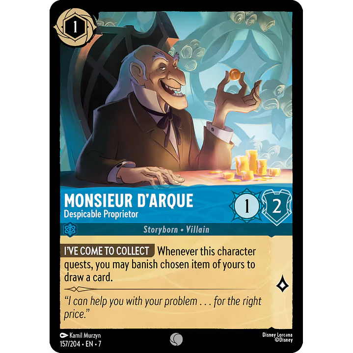 157/204 Monsieur D'Arque - Despicable Proprietor 1