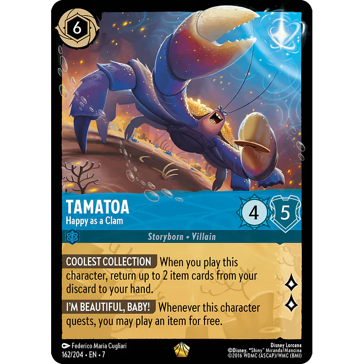162/204 Tamatoa - Happy as a Clam 1