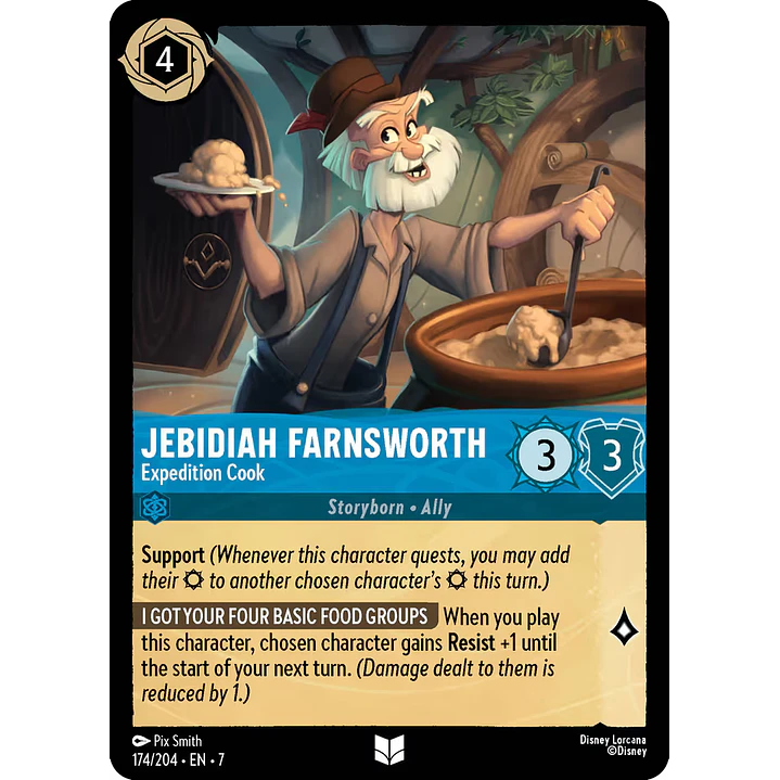 174/204 Jebidiah Farnsworth - Expedition Cook 1