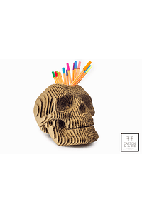 CALAVERA PORTA LÁPICES - HUGO