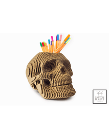 CALAVERA PORTA LÁPICES - HUGO