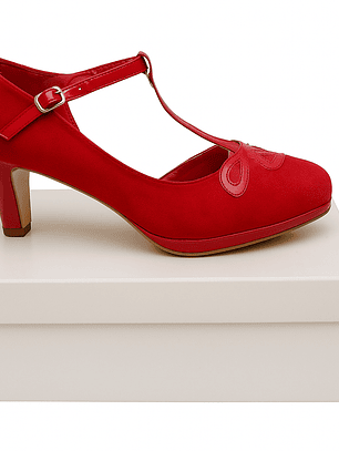 Zapatos Sei color Rojo N° 39