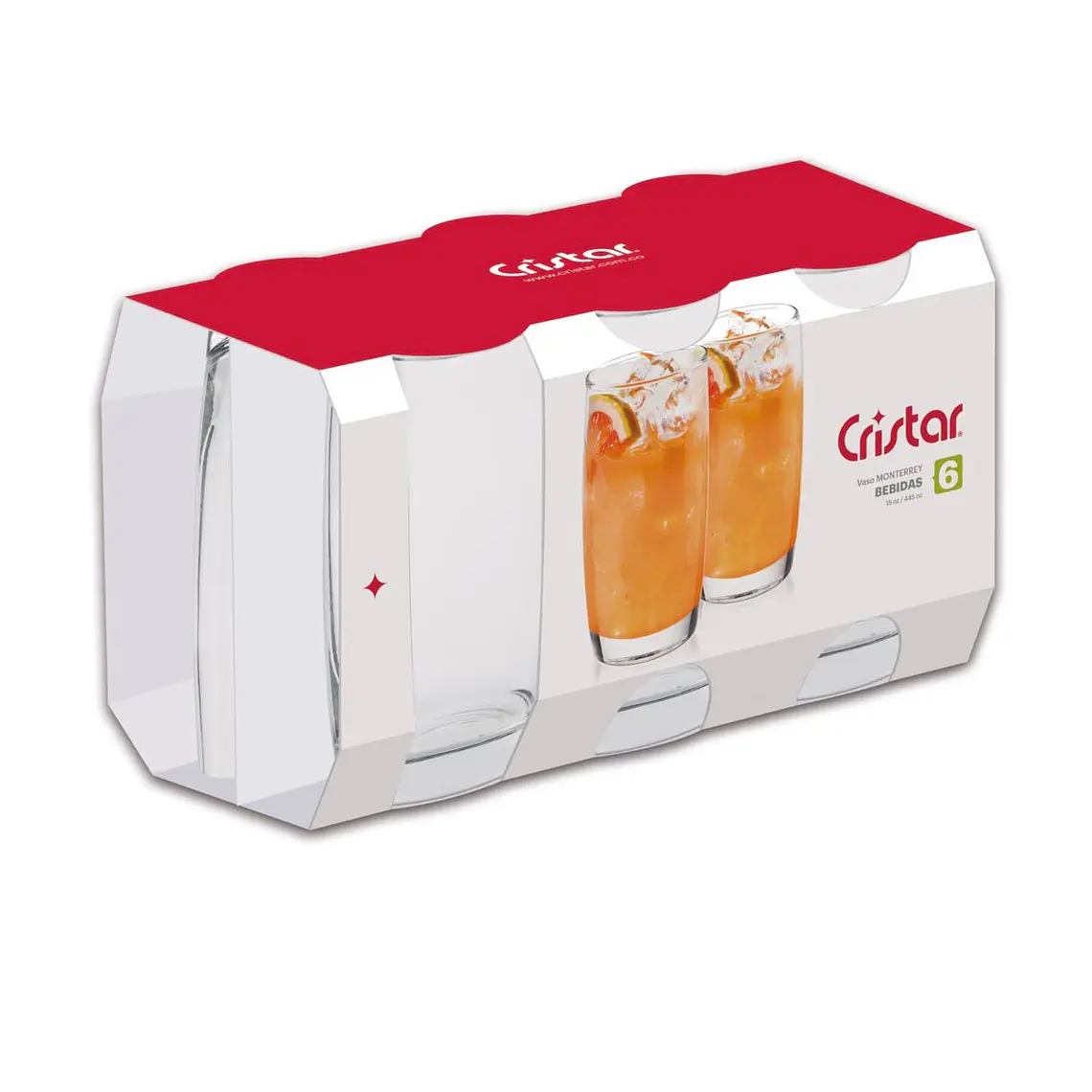 Pack 6 Vasos 445 ml 6