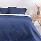 Cobertor Quilt Azul Mashini KING  - Miniatura 1