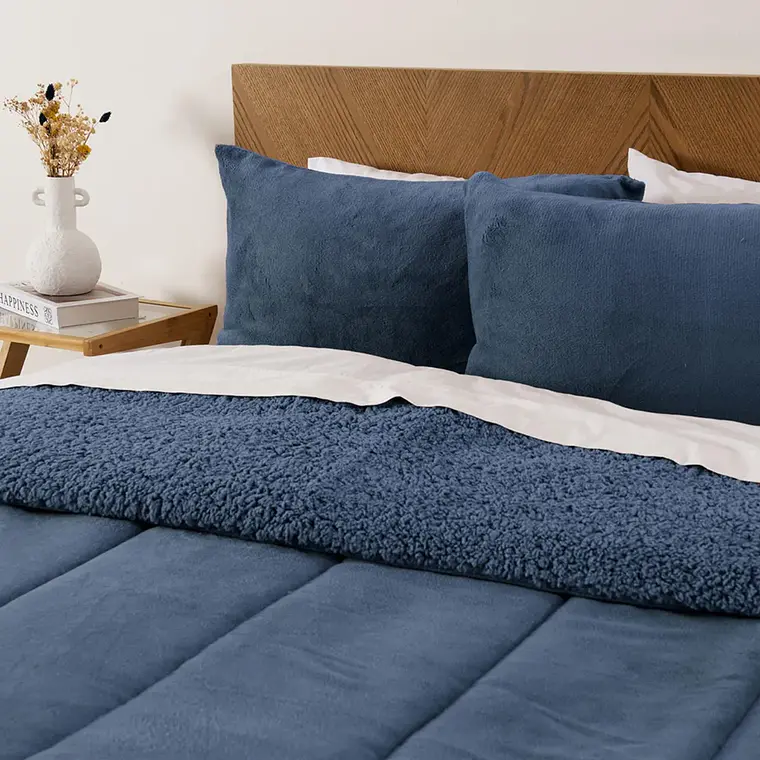 Plumón Sherpa Coral Azul KING 1