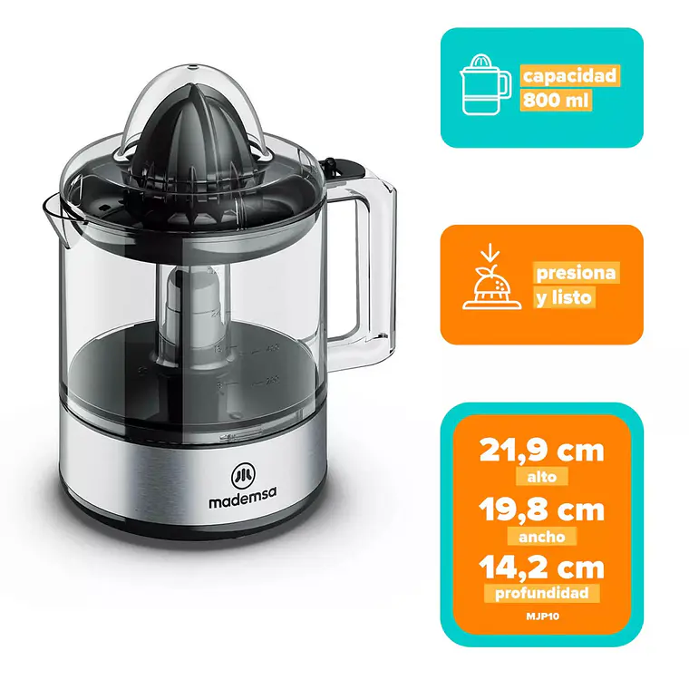 Exprimidor de Cítricos 800 ml MJP10 Gris 2