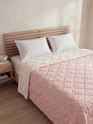 Plumón Sherpa 1.5 plazas color Rosa