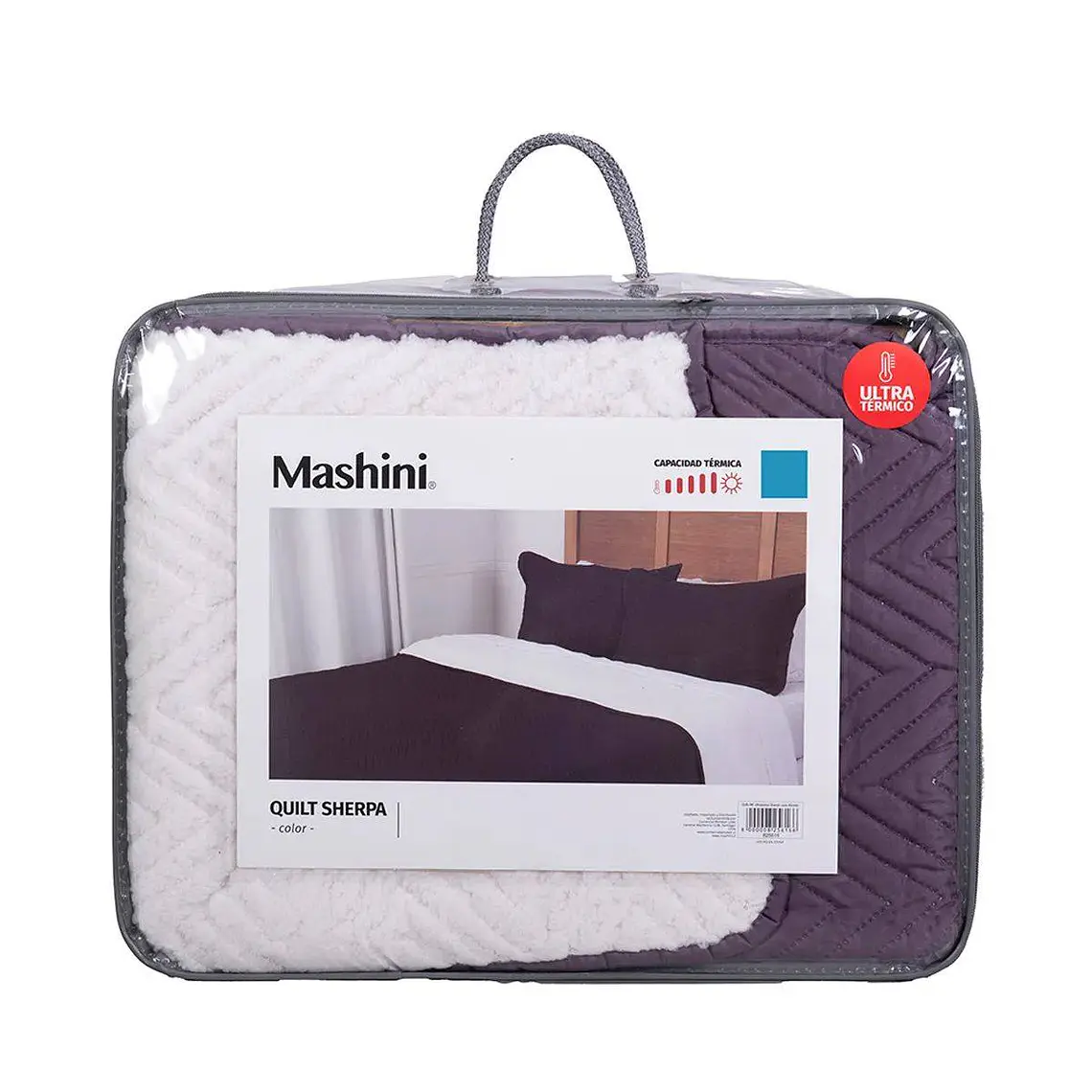 Cobertor Sherpa Morado 2 Plazas Mashini 5
