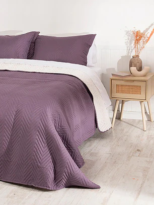 Cobertor Sherpa Morado 2 Plazas Mashini