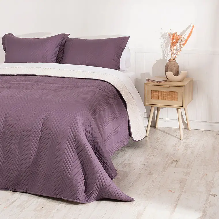Cobertor Sherpa Morado 2 Plazas Mashini 1