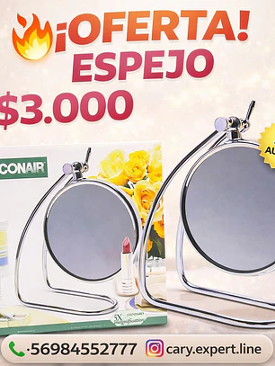 Espejo Vintage The Classique Collection 5x 