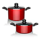 Batería de Cocina 15 Piezas Omni Red Aluminio Antiadherente - Miniatura 2
