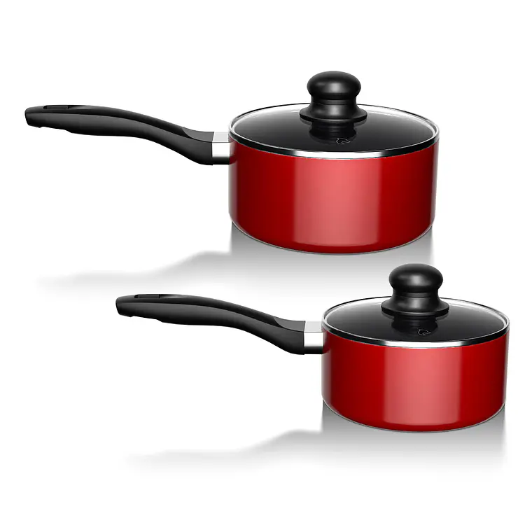 Batería de Cocina 15 Piezas Omni Red Aluminio Antiadherente 3