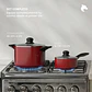 Batería de Cocina 15 Piezas Omni Red Aluminio Antiadherente - Miniatura 7