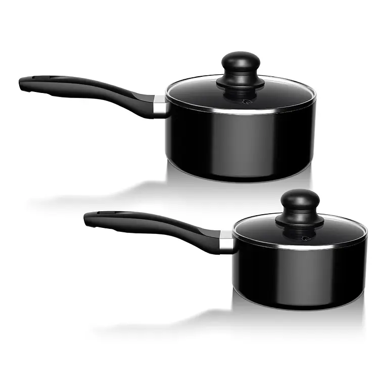 Batería de Cocina 15 Piezas Omni Black Aluminio Antiadherente 5