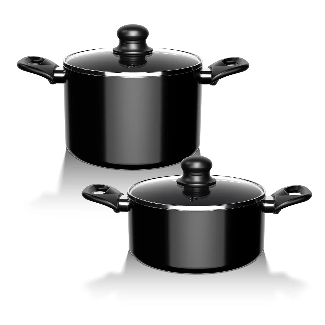 Batería de Cocina 15 Piezas Omni Black Aluminio Antiadherente 4