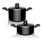 Batería de Cocina 15 Piezas Omni Black Aluminio Antiadherente - Miniatura 4