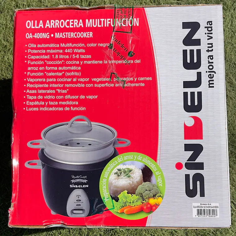 Olla Arrocera Multifunción Sindelen 0A-400 MASTERCOOKER 8