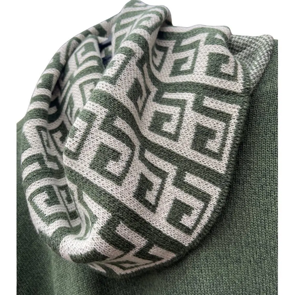 Poncho de Mujer Verde Oliva Talla M 3