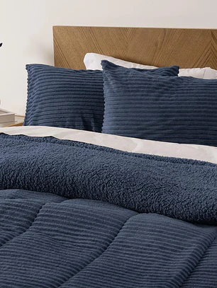 Plumón Sherpa 2 Plazas Azul Mashini
