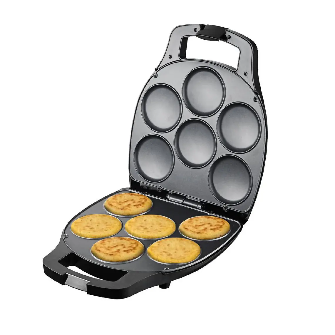 Máquina de Arepas y Panqueques Antiadherente - Gourmet Press 6 en 1 3