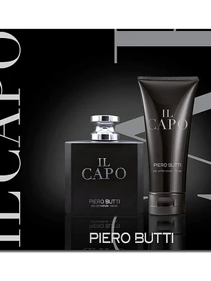 Set Perfume Hombre Il Capo EDP 100 Ml + Balm 75 Ml Piero Butti