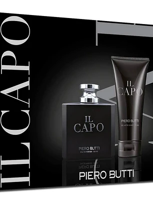 Set Perfume Hombre Il Capo EDP 100 Ml + Balm 75 Ml Piero Butti