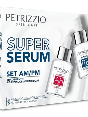 Estuche Serum Ácido Hialurónico al 1,5% + Serum Retinol al 0,2% Petrizzio 