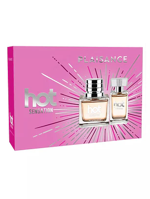  Set Perfume Hot Sensation EDP Mujer 80 ml + miniatura 30 ml