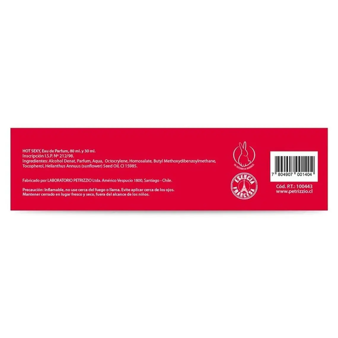 Estuche Hot Sexy 80 ml + Miniatura 30 ml Plaisance 3