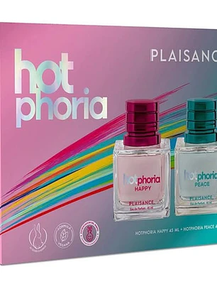 Set Perfume Hotphoria Power 45 ml + Hotphoria Happy 45 ml Plaisance