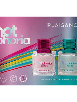 Set Perfume Hotphoria Power 45 ml + Hotphoria Happy 45 ml Plaisance