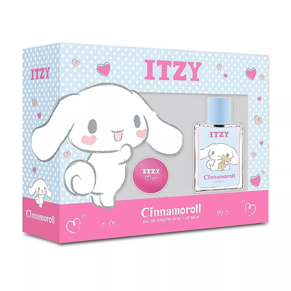 Set Perfume Cinnamonroll EDT 50 ml + Lip Balm Itzy 1