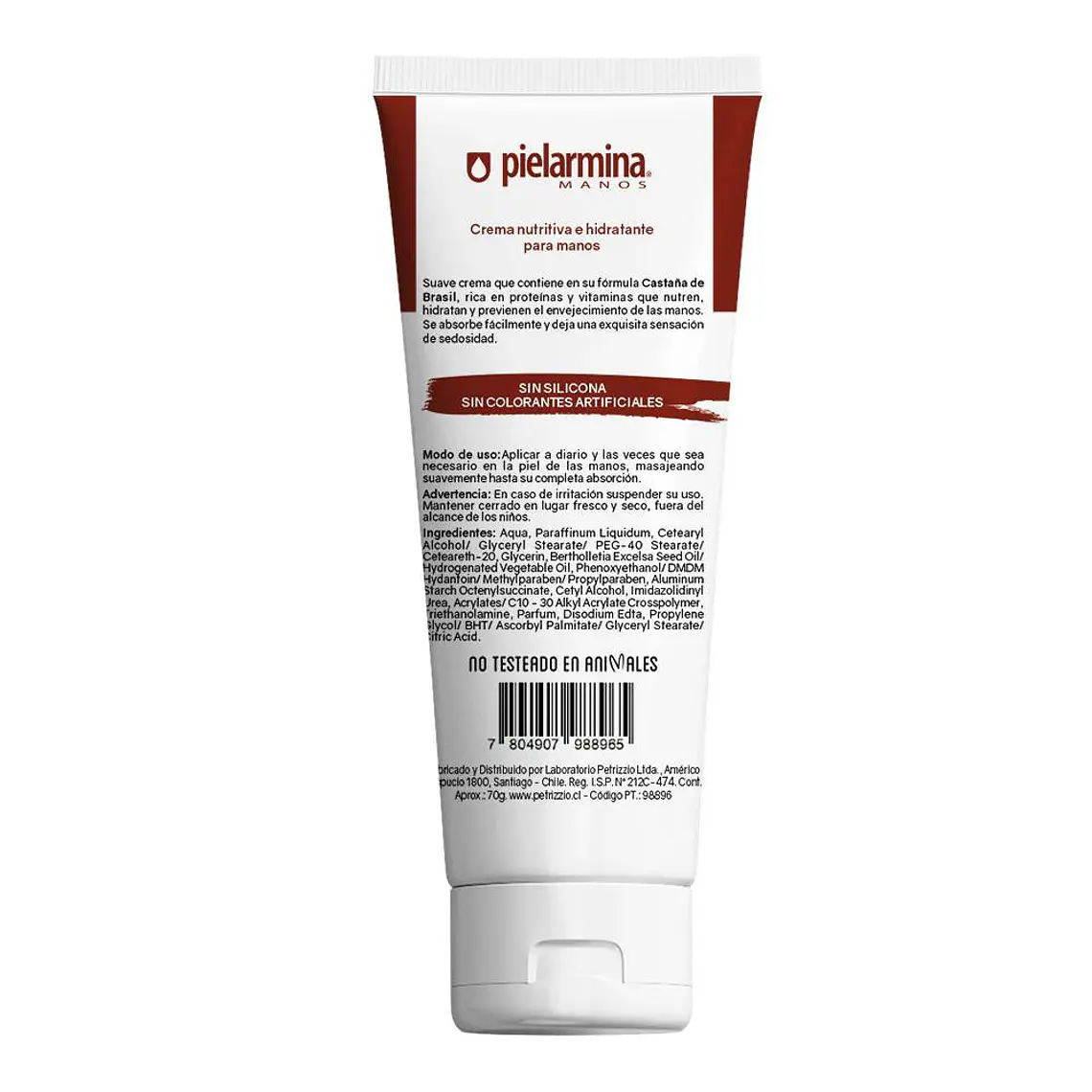 Crema de Manos Castaña I Pielarmina 2