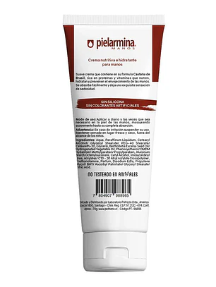 Crema de Manos Castaña I Pielarmina