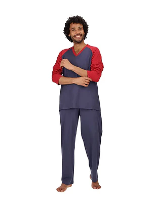 Pijama Largo Algodón de Hombre Talla L I Mota 
