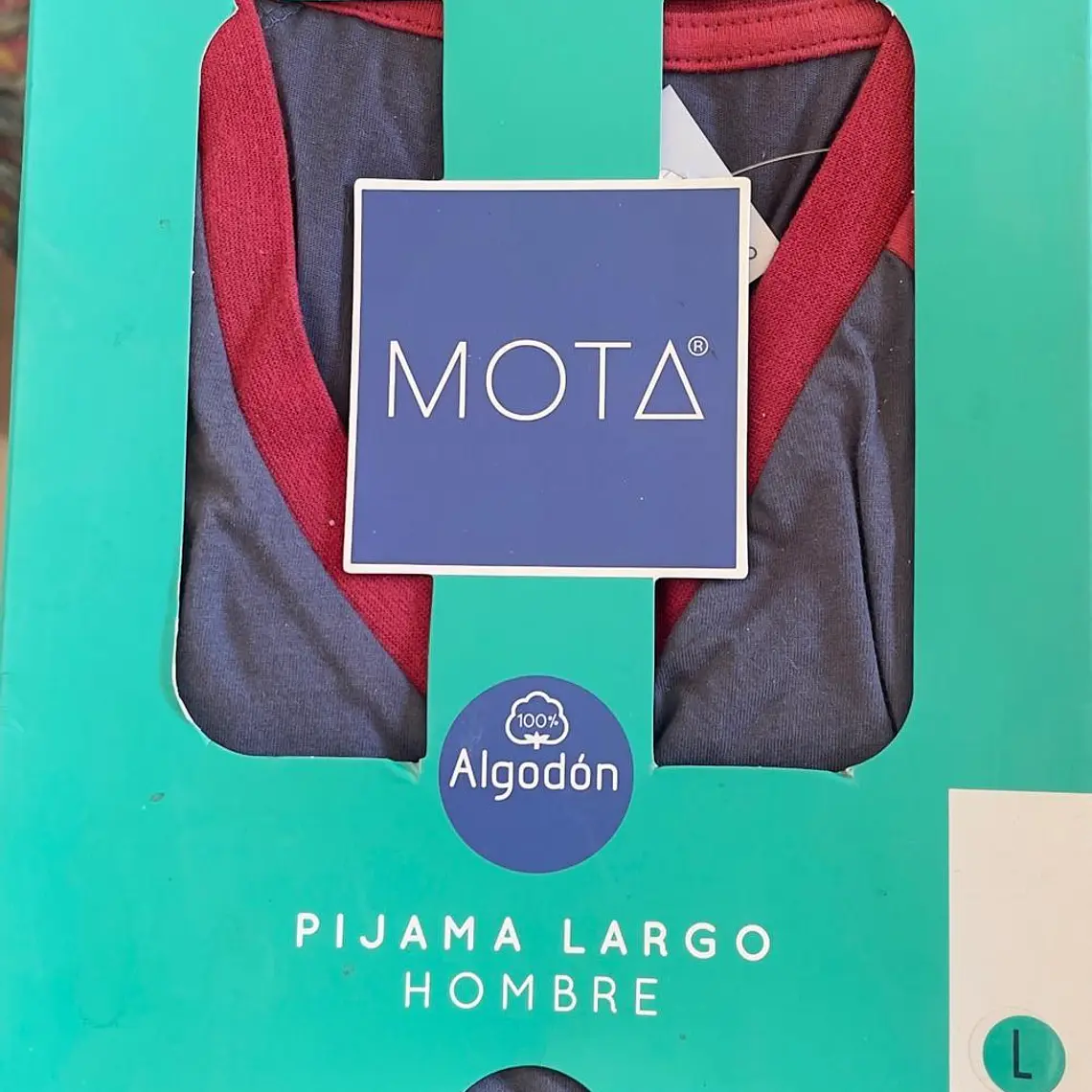 Pijama Largo Algodón de Hombre Talla L I Mota  5