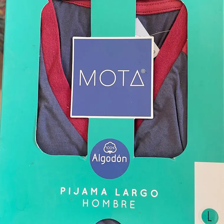 Pijama Largo Algodón de Hombre Talla L I Mota  5