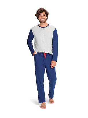 Pijama Algodón Largo Talla L I Mota 