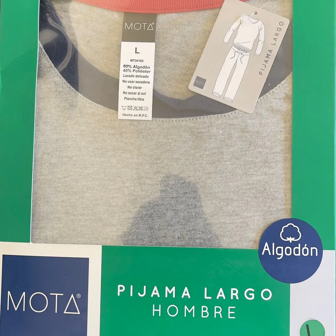 Pijama Algodón Largo Talla L I Mota  5