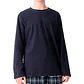 Pijama Largo Algodón Hombre Talla L I Mota  - Miniatura 3