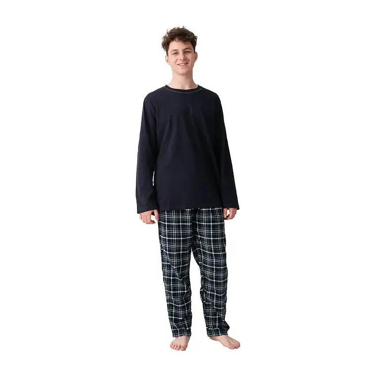 Pijama Largo Algodón Hombre Talla L I Mota  2
