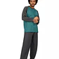 Pijama largo algodón Gris Marengo Talla L I Mota - Miniatura 3