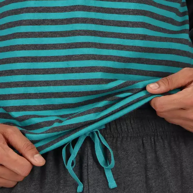 Pijama largo algodón Gris Marengo Talla L I Mota 4
