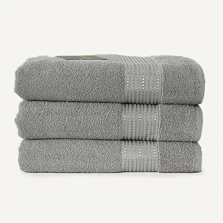 Toalla Semi playa 420 grs – Gris. Precio irresistible. 2