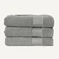 Toalla Semi playa 420 grs – Gris. Precio irresistible. - Miniatura 2