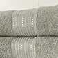 Toalla Semi playa 420 grs – Gris. Precio irresistible. - Miniatura 3